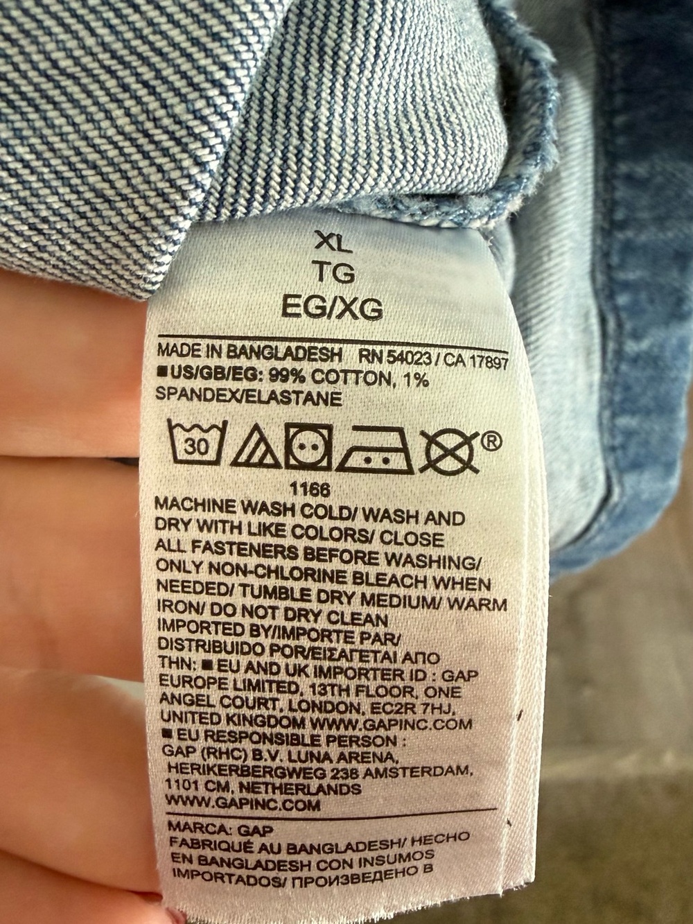 GAP Denim Mini Dress - Picture 4 of 4
